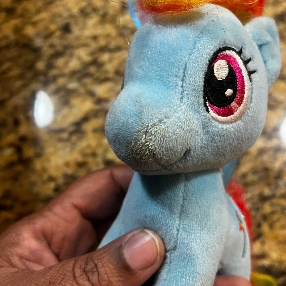 My Little‎ Pony Lot 4  Plush Rainbow Dash Izzy Moonbow Plush and Figures